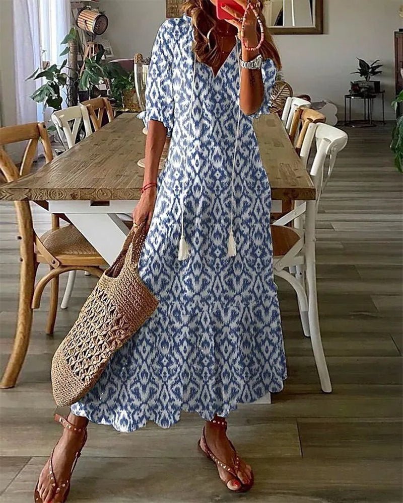 Sara | Sukienka Midi Boho A-Line