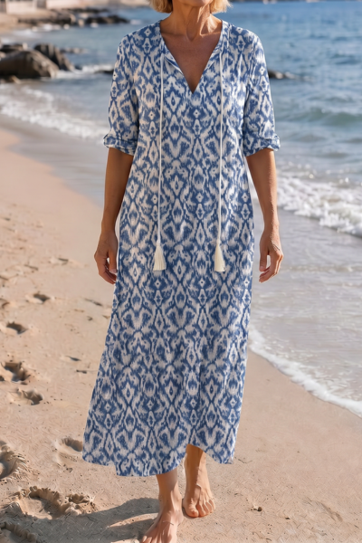 Sara | Sukienka Midi Boho A-Line