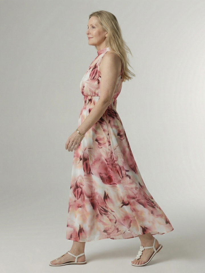 Martyna | Sukienka Midi Halter