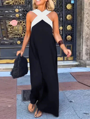 Kornelia | Kopertowa Sukienka Maxi