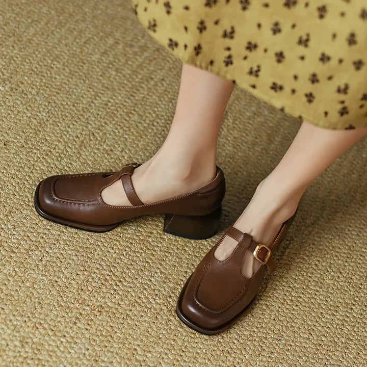 Patrycja | Orthopedic T-Strap Shoes