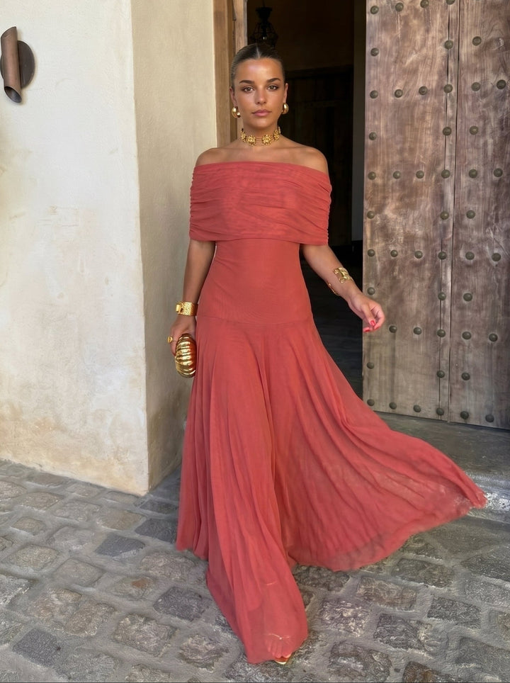Toledo | Elegancka Sukienka Maxi Hiszpańskiego Stylu