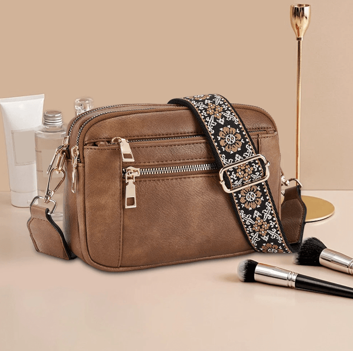 Dorota - Crossbody z kolorowymi paskami