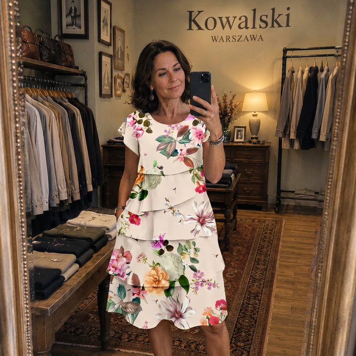 Kamila | Zwiewna Sukienka z Falbanami