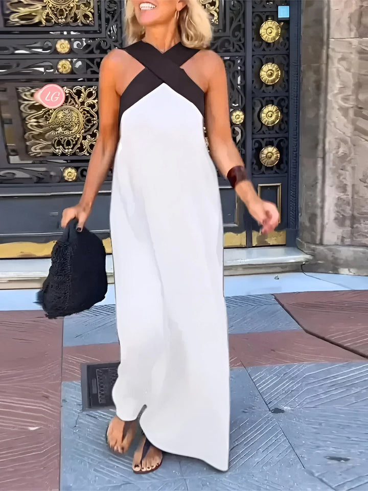 Kornelia | Kopertowa Sukienka Maxi