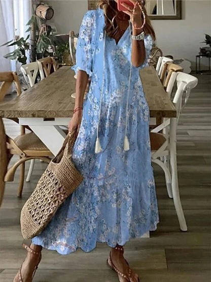 Sara | Sukienka Midi Boho A-Line