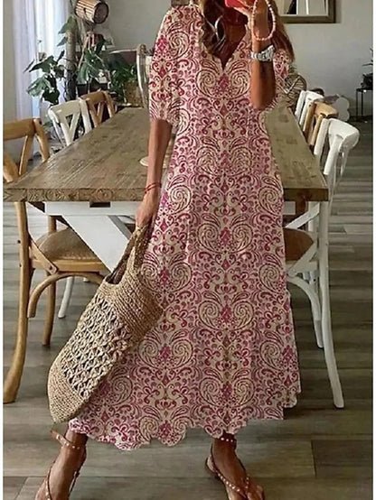 Sara | Sukienka Midi Boho A-Line